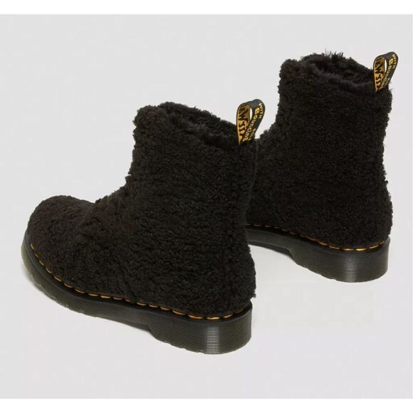 Dr. Martens‎ 1460 PASCAL WOMEN'S FAUX SHEARLING BOOTS Size 7 Black - Picture 7 of 14